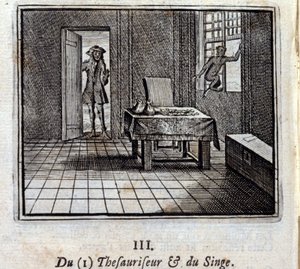 The Miser and the Monkey by Francois Chauveau