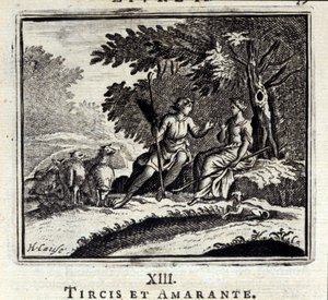 Tircis and Amaranth (Illustration by François Chauveau)