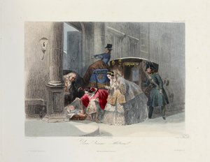 A Good Deed, from Les Modes Parisiennes, c.1860