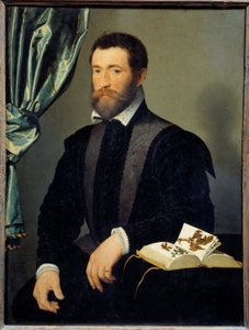 Portrait of the Apothecary Pierre Quthe (1519-ca1588) by François Clouet
