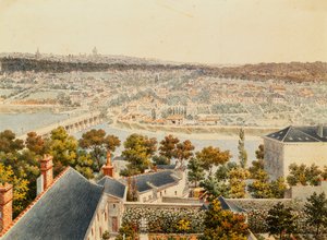 A View of Paris from the Heights of Saint Cloud, 1791
