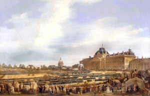 Louis Philippe Giving Flags to National Guard in Paris on August 29 by Francois Dubois