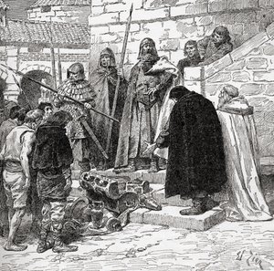 Collecting Dane Gelt, from the book The Church of England: A History for the People, published c.1910