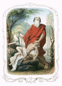 Abraham Offering Up Isaac by Francois Feyen Perrin