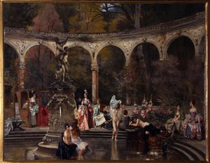 Bath of Courtesans in the 18th Century