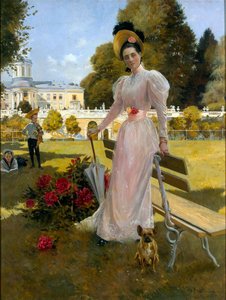 Portrait of Princess Zinaida Yusupova with Two Sons at Arkhangelskoye