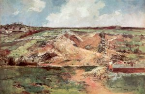 The Funnel of Carency, Artois, France, June 1915, 1926 by Francois Flameng