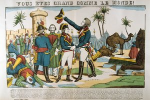Napoleon and General Kleber on the Expedition to Egypt by Francois Georgin