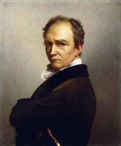 A Self-Portrait of the Artist, Half Length Wearing a Dark Brown Jacket with a Black Velvet Collar