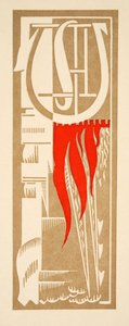 Graphic illustration from Prometheus Bound by Aeschylus, pub. 1941 by Francois Louis Schmied