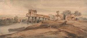 The Watermill Above the Bridge at Charenton