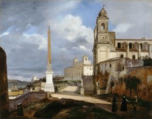 Santa Trinità dei Monti and Villa Medici in Rome