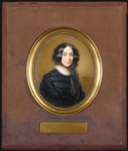 Miniature of the Comtesse de Sainte-Aldegonde by Francois Meuret