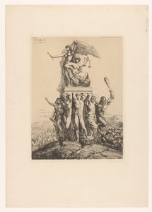 Allegorical Representation with Justice and Truth (The Triumph of Justice and Truth) by Francois Nicolas Chifflart