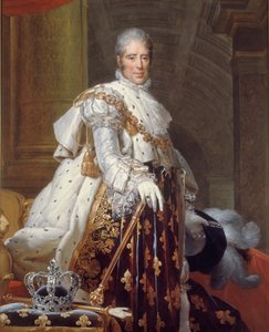 Portrait of Charles X in Sacred Costume