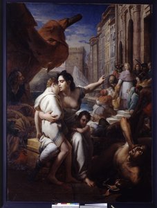 Monsignor of Belsunce During the Plague of Marseille by Baron François Pascal Simon Gérard