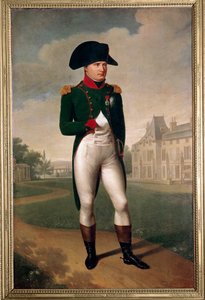 Portrait of Napoleon Bonaparte in Front of the Castle of Malmaison by Baron François Pascal Simon Gérard