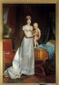 Portrait of the Empress Marie Louise and the King of Rome by Baron François Pascal Simon Gérard
