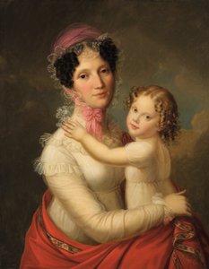 Eleonora Mayer, Baroness of Gravenegg with Daughter Isabella