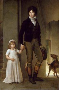 Jean-Baptiste Isabey 1767-1855 and his Daughter Alexandrine by Francois Pascal Simon Gerard