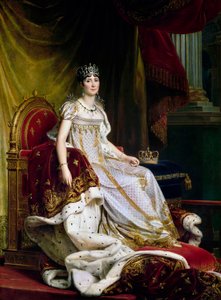 Joséphine de Beauharnais, the first wife of Napoléon Bonaparte 1763-1814 in Coronation costume, 1807-1808 by Francois Pascal Simon Gerard