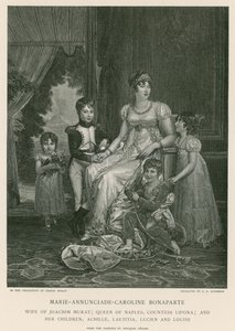 Marie-Annunciade-Caroline Bonaparte by Francois Pascal Simon Gerard