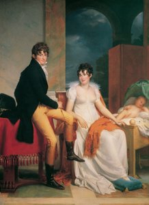 Moritz Christian Count of Fries with His Wife Maria Theresia Josepha, born Princess Hohenlohe-Waldenburg-Schillingsfürst, and Their Son Moritz