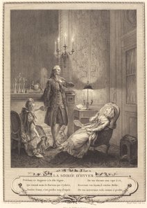 Winter Evening by Francois Robert Ingouf after Sigmund Freudenberger
