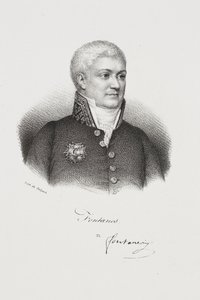 Portrait of the Writer Louis Jean-Pierre, Marquis de Fontanes by Francois Seraphin Delpech