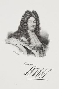 Portrait of King Louis XIV by Francois Seraphin Delpech