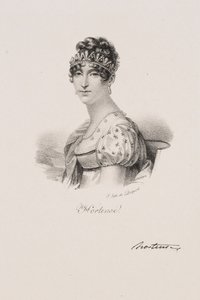 Portrait of Queen Hortense Eugénie Cécile de Beauharnais by Francois Seraphin Delpech
