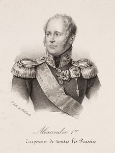 Portrait of Tsar Alexander I of Russia by Francois Seraphin Delpech