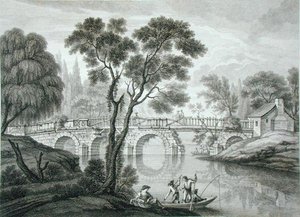 Design for a Ruinous Bridge for the Garden at Syon House, published 1778