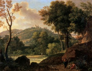 The Countryside Around Florence, Italy by Francois Xavier Fabre