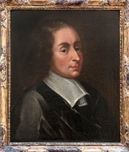 Portrait of Blaise Pascal by Francois the Younger (after) Quesnel
