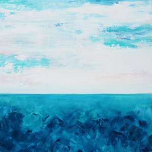 Deep Blue Seascape