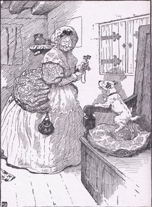 Old Mother Hubbard-went to the cupboard by Frank Adams