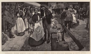 Good-Bye, Nurses Bidding Farewell to Convalescents from a Military Hospital in South Africa by Frank Craig