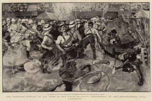 The Combined Display of All Arms in the Royal Military Tournament at the Agricultural Hall by Frank Craig
