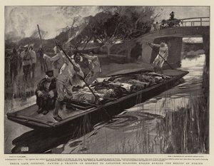 Their Last Journey, paying a Tribute of Respect to Japanese Soldiers killed during the Relief of Peking by Frank Craig