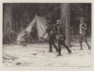 A Hunting Tour in Asia Minor, Returning to Camp after a Successful Deer Stalk by Frank Dadd