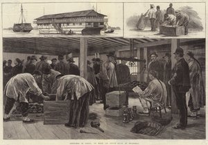 Sketches in China, on Board an Opium Hulk at Shanghai by Frank Dadd