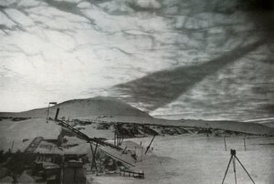 The Shadow of Mount Erebus on the Clouds by Frank Debenham