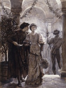 Scenes from Romeo and Juliet: The Ball Scene by Frank Dicksee