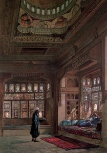 The Harem of Sheikh Sadat, Cairo, 1870 by Frank Dillon