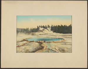 Castle Well and Castle Geyser by Frank Jay Haynes