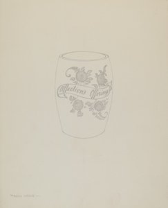 American Bohemian Glass Mug