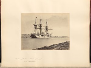 Man of War on the Suez Canal at Kantara