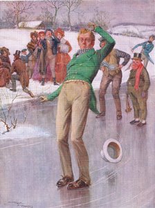 Mr Winkle on the ice