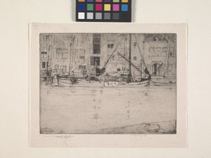 Unloading Peat, Dort by Frank Short